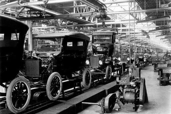 henry ford assembly line innovation vehicle manufacturing